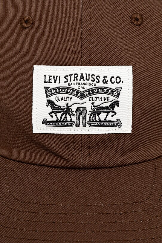 Levi's șapcă de baseball din bumbac 000A9.0010 maro SS25