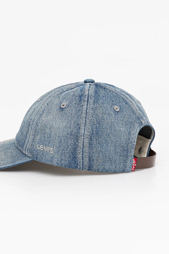 Akcesoria Levi's czapka z daszkiem jeansowa D7589.0020 niebieski