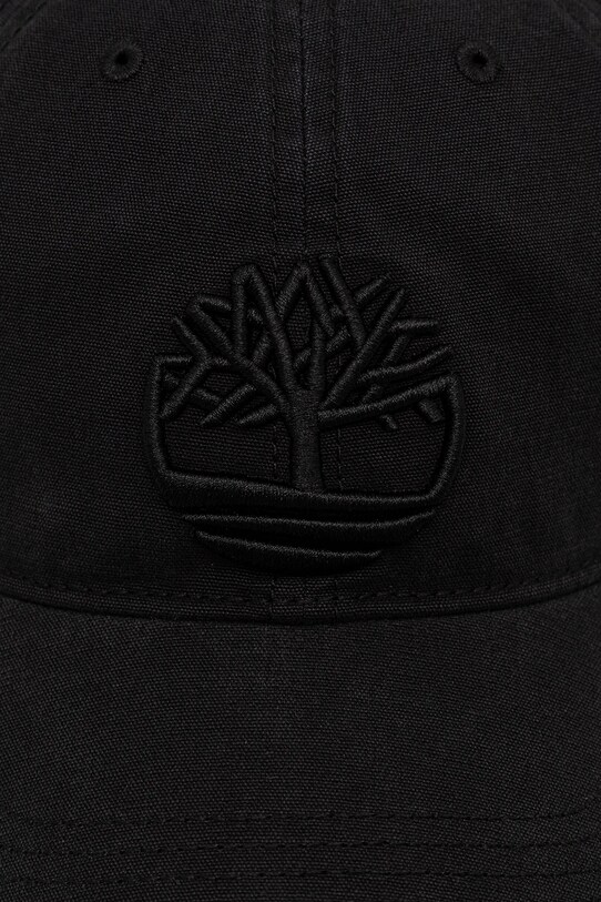 Бавовняна бейсболка Timberland TB0A61UJ0011 чорний SS25