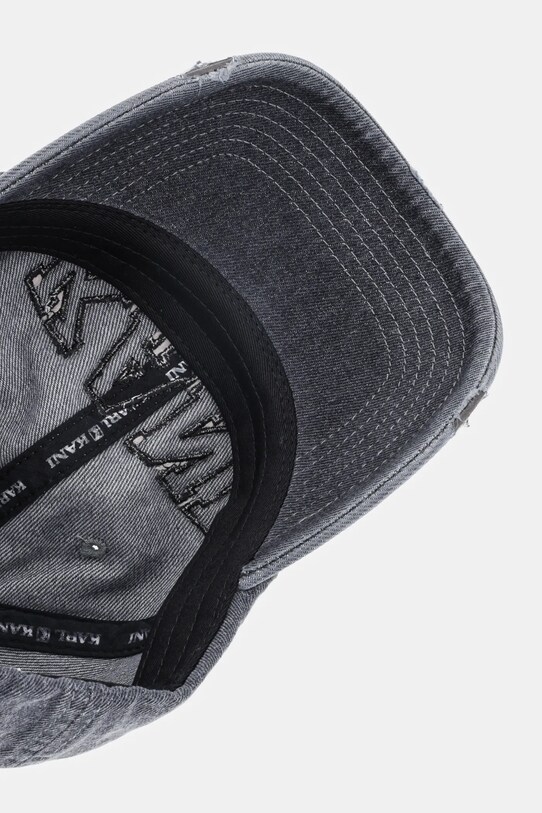 Džínová baseballová čepice Karl Kani šedá PD00005190