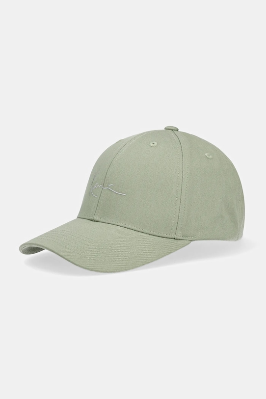 Karl Kani șapcă de baseball din bumbac bumbac verde PD00005192