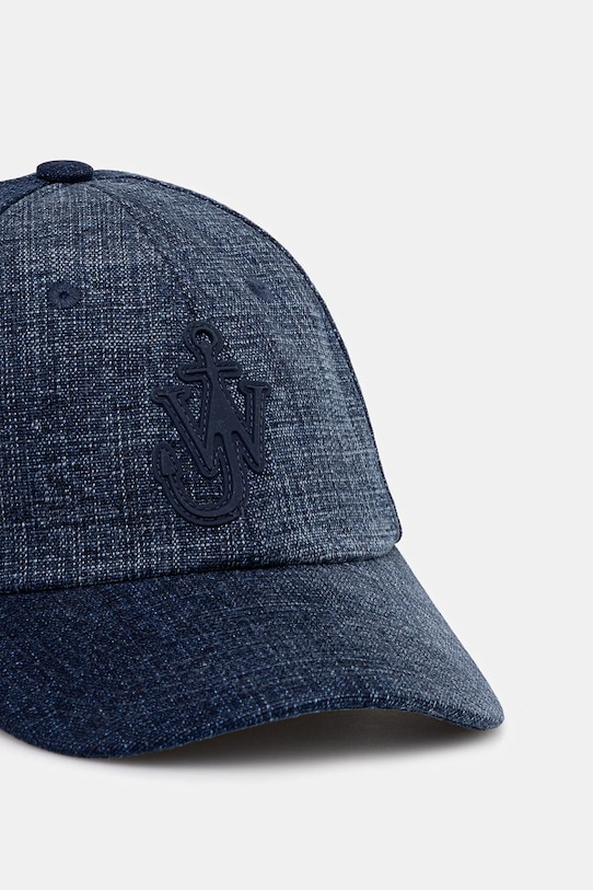 JW Anderson șapcă de baseball din denim Baseball AC0398.FA0429.800 bleumarin SS25