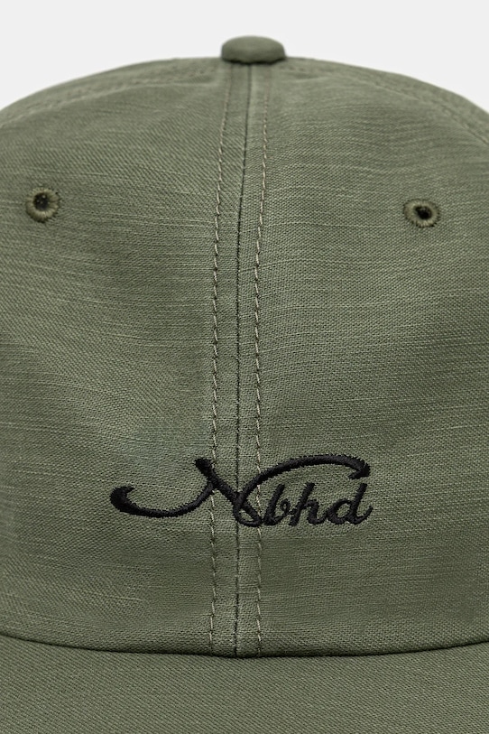 NEIGHBORHOOD berretto da baseball in cotone MIL DAD 251YGNH.HT05 verde SS25