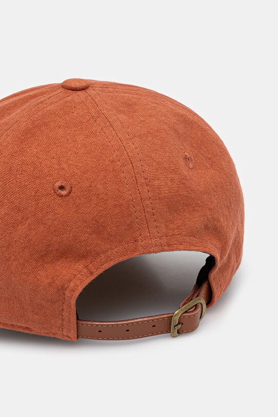 Akcesoria New Era czapka z daszkiem bawełniana Canv 920 LA Dodgers 60595143 pomarańczowy