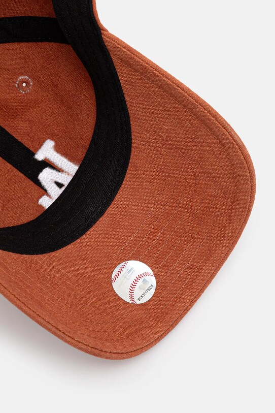 New Era czapka z daszkiem bawełniana Canv 920 LA Dodgers pomarańczowy 60595143