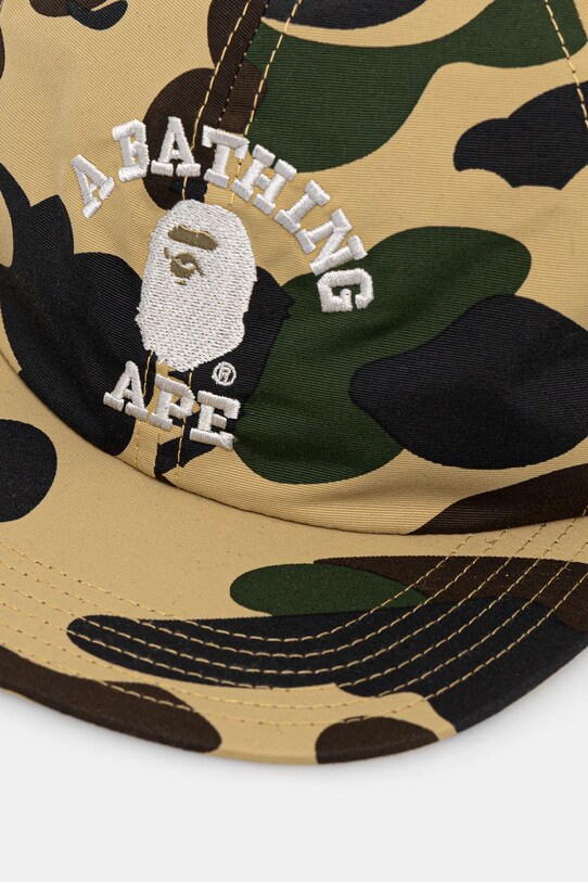 Кепка A Bathing Ape Gore-tex wind stopper 1st camo 1K70180006 бежевий SS25
