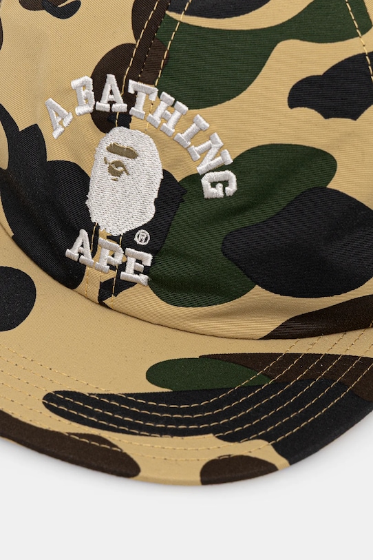 Кепка A Bathing Ape Gore-tex wind stopper 1st camo 1K70180006 бежевый SS25