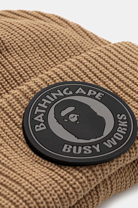 Αξεσουάρ Σκούφος A Bathing Ape Busy work 1K80181009 μπεζ