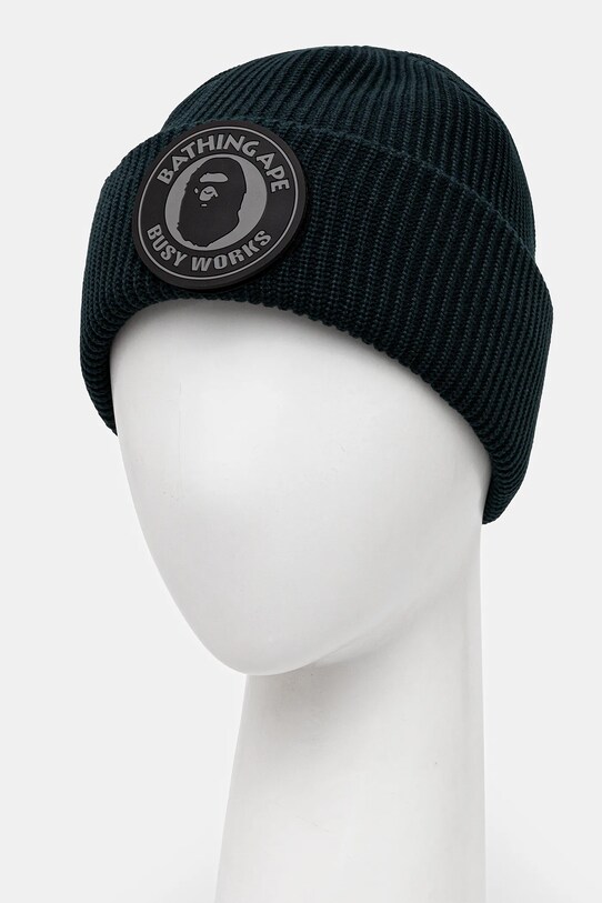 Шапка A Bathing Ape Busy work 1K80181009 зелений SS25