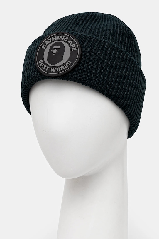 A Bathing Ape beanie Busy work 1K80181009 green SS25