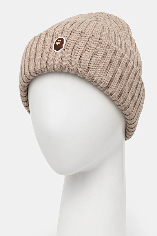 Kapa s dodatkom vune A Bathing Ape One point 1K80281003 bež SS25