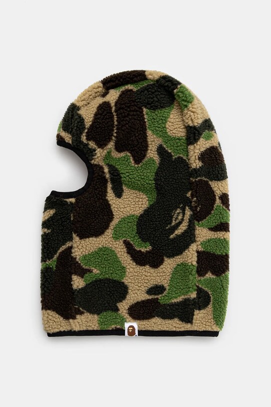 Балаклава A Bathing Ape ABC camo boa 1K80181007 зелений SS25