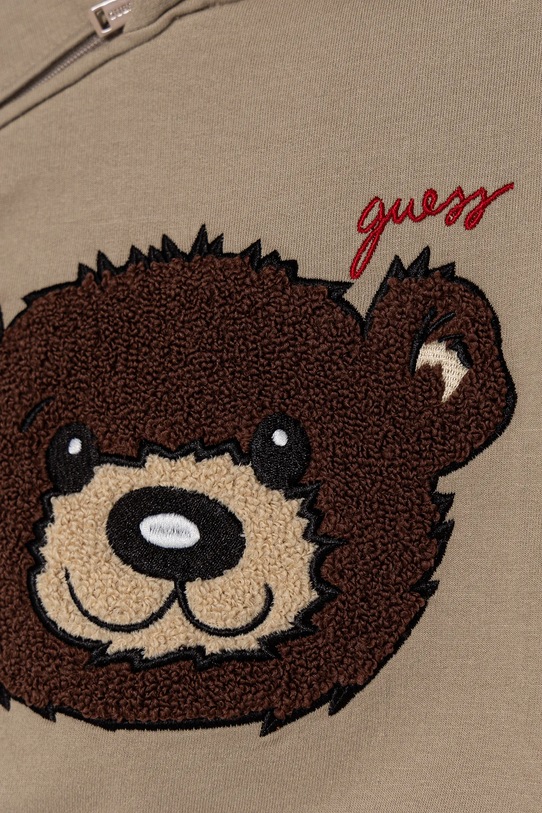 Guess dres bawełniany dziecięcy beżowy I5RG05.KAN00.PPYA