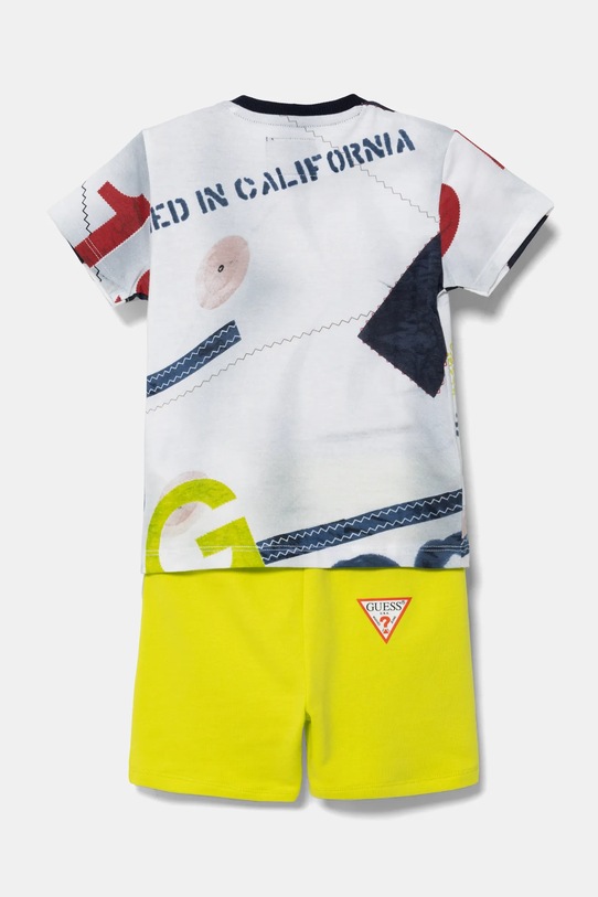 Бебешки памучен комплект Guess I5RG08.K8HM4.PPYA жълт SS25