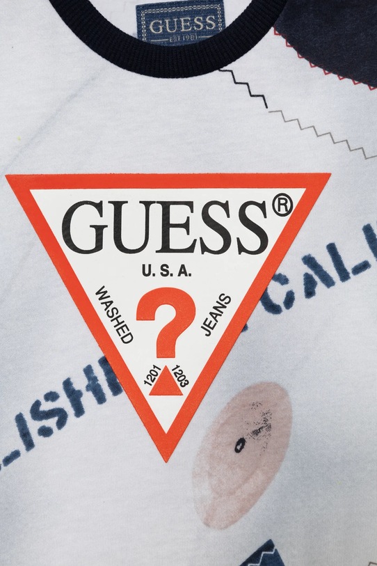 Момче Бебешки памучен комплект Guess I5RG08.K8HM4.PPYA жълт