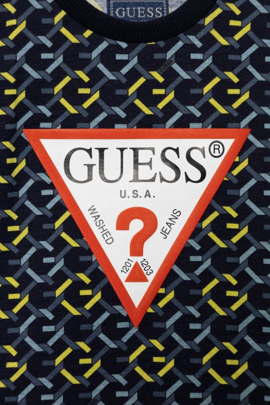 Хлопчик Дитячий бавовняний комплект Guess I5RG08.K8HM4.PPYA темно-синій