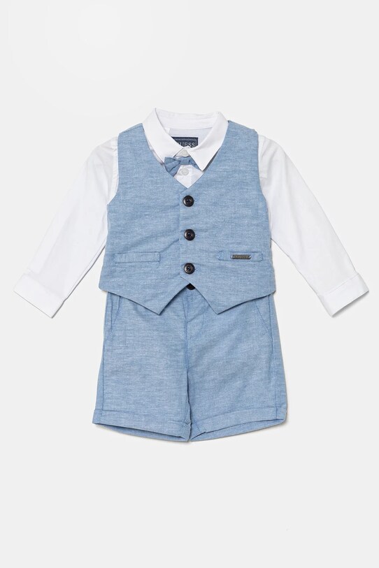 Комплект для немовлят Guess тканина блакитний I5RG21.WF6P0.PPYA
