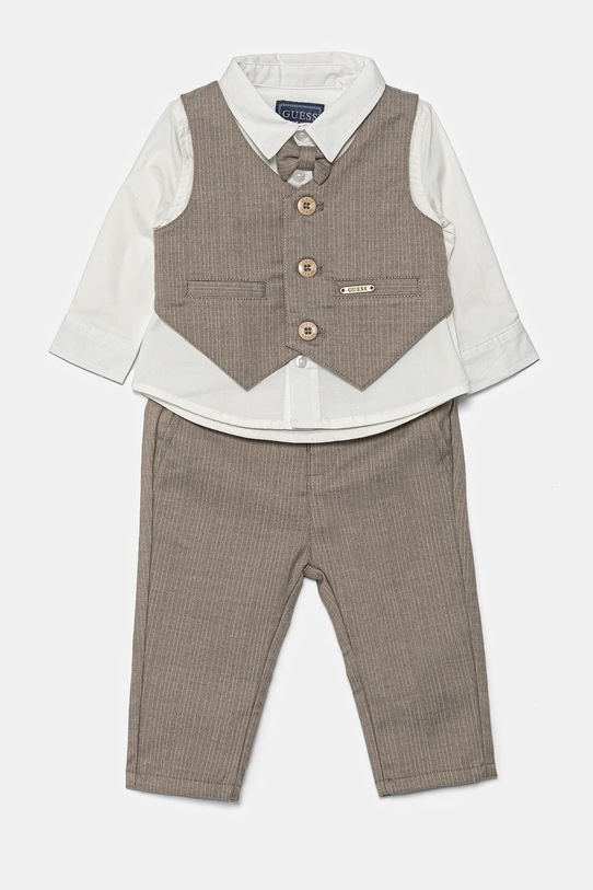 Guess komplet dziecięcy tkanina beżowy N5RG03.WGTW0.PPYA