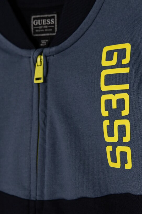 Дитячий бавовняний спортивний костюм Guess блакитний N5RG06.KA6R4.PPYA