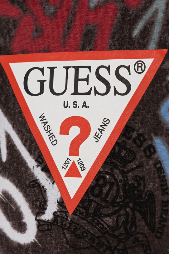 Детский комплект из хлопка Guess голубой N5RG10.K8HM4.PPYA