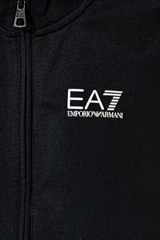 Chłopiec EA7 Emporio Armani dres bawełniany dziecięcy 7B000030.AF10380 granatowy