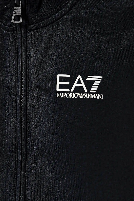 Chłopiec EA7 Emporio Armani dres bawełniany dziecięcy 7B000030.AF10380 granatowy