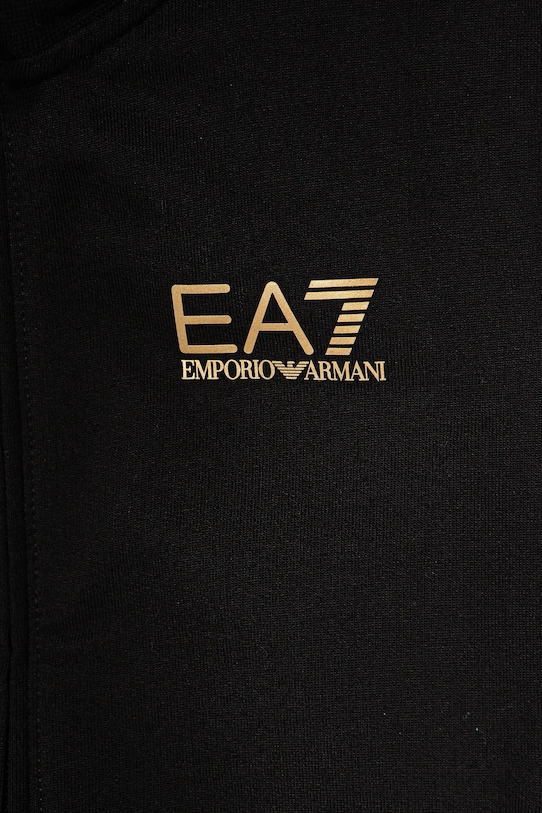 Chłopiec EA7 Emporio Armani dres bawełniany dziecięcy 7B000030.AF10380 czarny