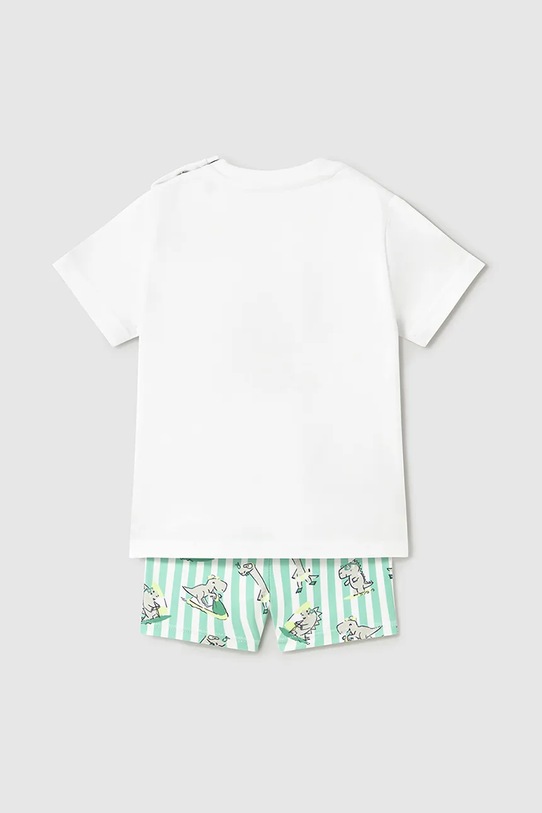 Chłopiec Mayoral komplet bawełniany dziecięcy 1648.3G.Baby.PPYA turkusowy