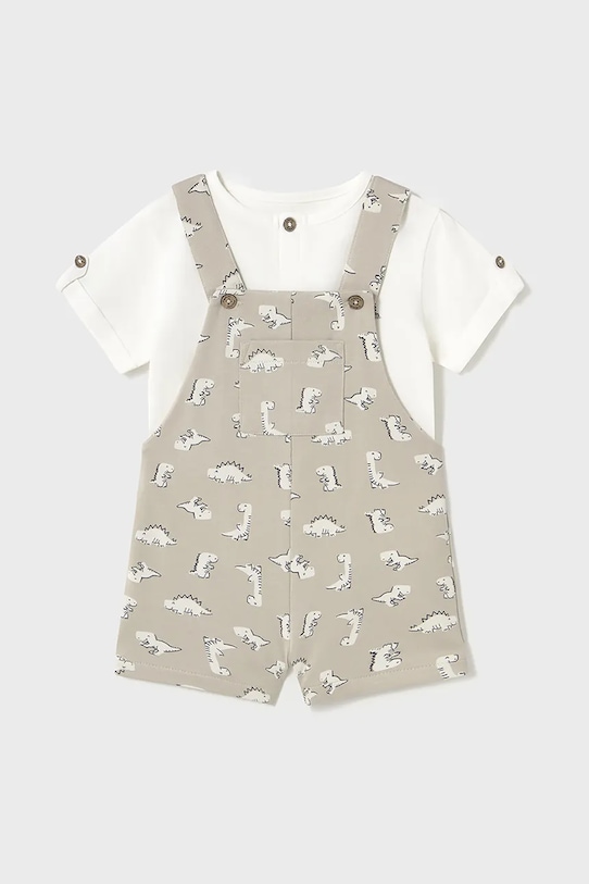 Otroški bombažni komplet Mayoral Bombaž bež 1650.3F.Baby.PPYA