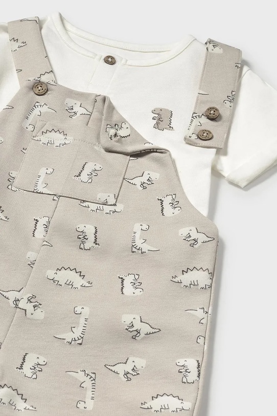 Dečki Otroški bombažni komplet Mayoral 1650.3F.Baby.PPYA bež