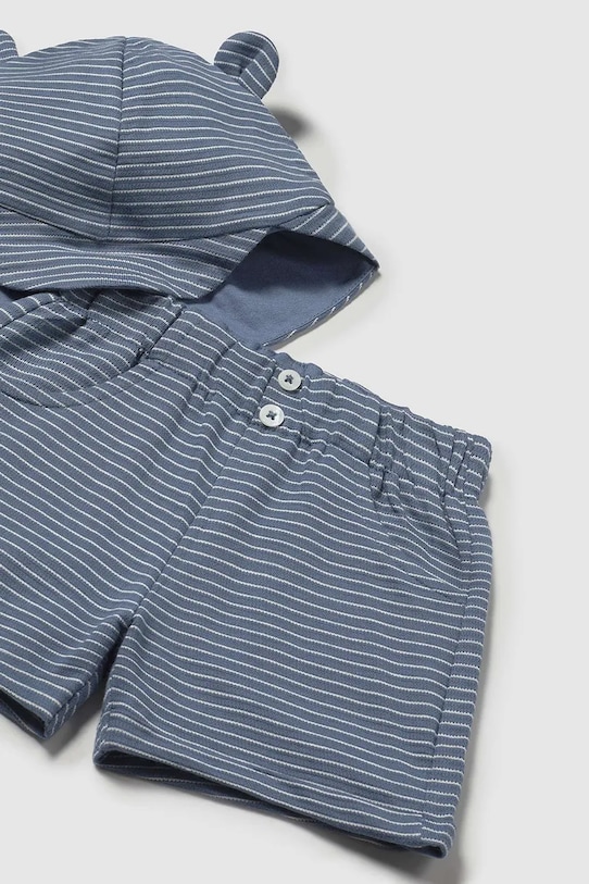 Mayoral set de bumbac pentru bebelusi albastru 1651.3B.Baby.PPYA