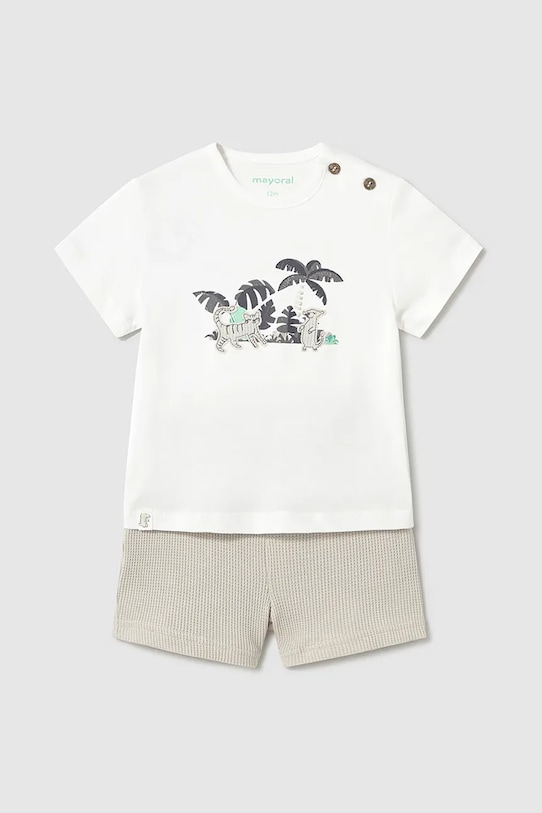 Otroški bombažen komplet Mayoral Pletenina siva 1653.3D.Baby.PPYA