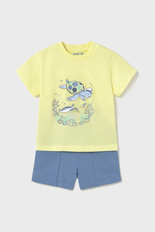 Детский комплект из хлопка Mayoral хлопок жёлтый 1654.3E.Baby.PPYA