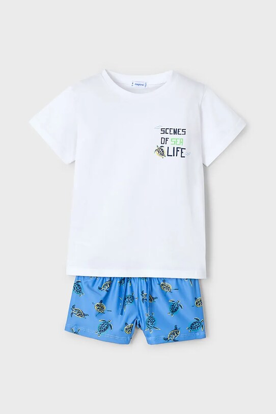 Mayoral tricou și costum de baie pentru copii cu modele albastru 3601.5H.Mini.PPYA