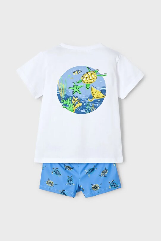 Mayoral tricou și costum de baie pentru copii 3601.5H.Mini.PPYA albastru SS25