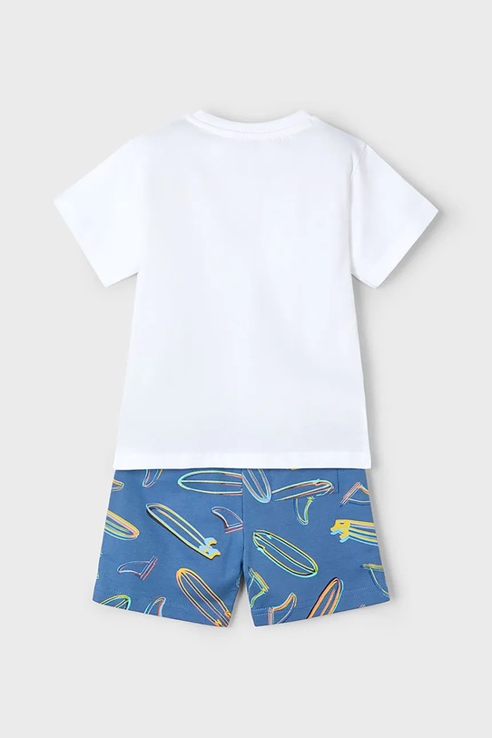 Băieți Mayoral set de bumbac pentru copii 3604.5E.Mini.PPYA albastru