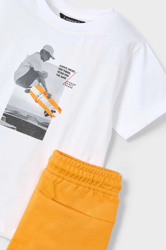 Otroški bombažen komplet Mayoral oranžna 3607.5G.Mini.PPYA