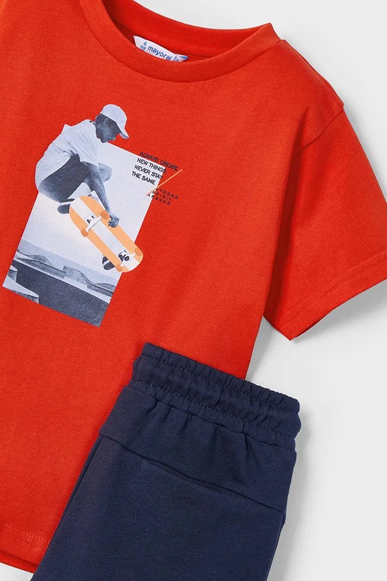 Dječaci Pamučna dječja trenirka Mayoral 3607.5G.Mini.PPYA crvena