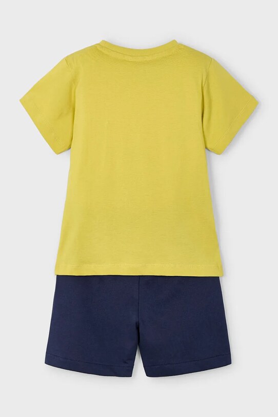 Pamučna dječja trenirka Mayoral 3609.5H.Mini.PPYA zlatna SS25