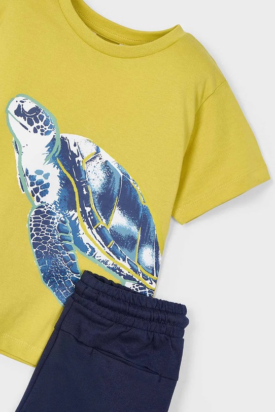 Dječaci Pamučna dječja trenirka Mayoral 3609.5H.Mini.PPYA zlatna