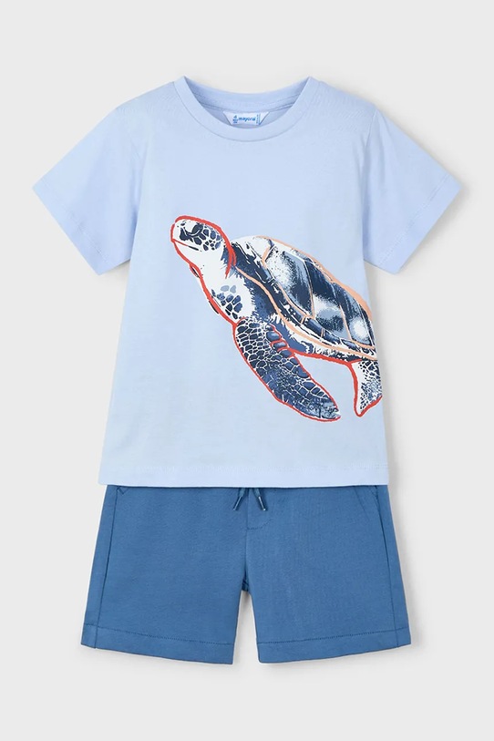 Детский комплект из хлопка Mayoral хлопок голубой 3609.5H.Mini.PPYA
