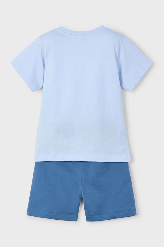 Детский комплект из хлопка Mayoral 3609.5H.Mini.PPYA голубой SS25