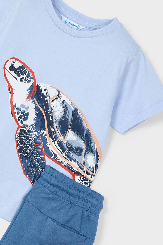 Мальчик Детский комплект из хлопка Mayoral 3609.5H.Mini.PPYA голубой