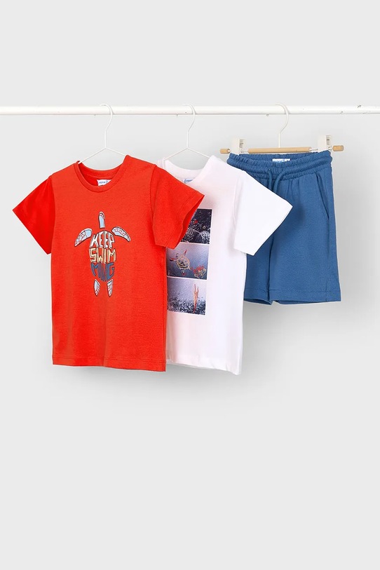 Дитячий бавовняний комплект Mayoral бавовна червоний 3610.5H.Mini.PPYA