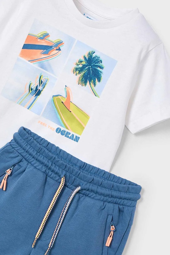 Mayoral set de bumbac pentru copii albastru 3611.5J.Mini.PPYA