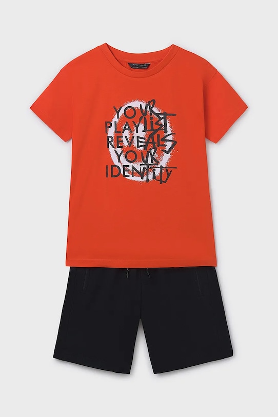 Mayoral set di lana bambino/a maglia rosso 6684.7F.Junior.PPYA