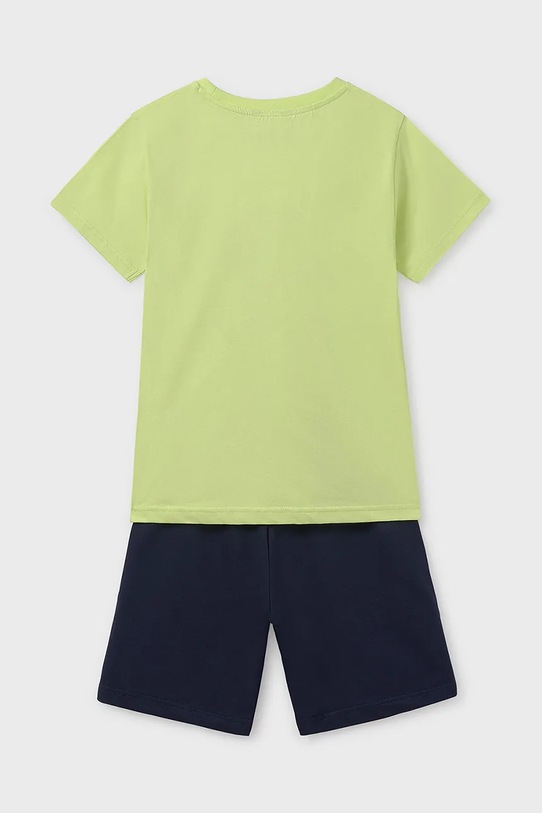 Dječaci Pamučna dječja trenirka Mayoral 6684.7F.Junior.PPYA zelena