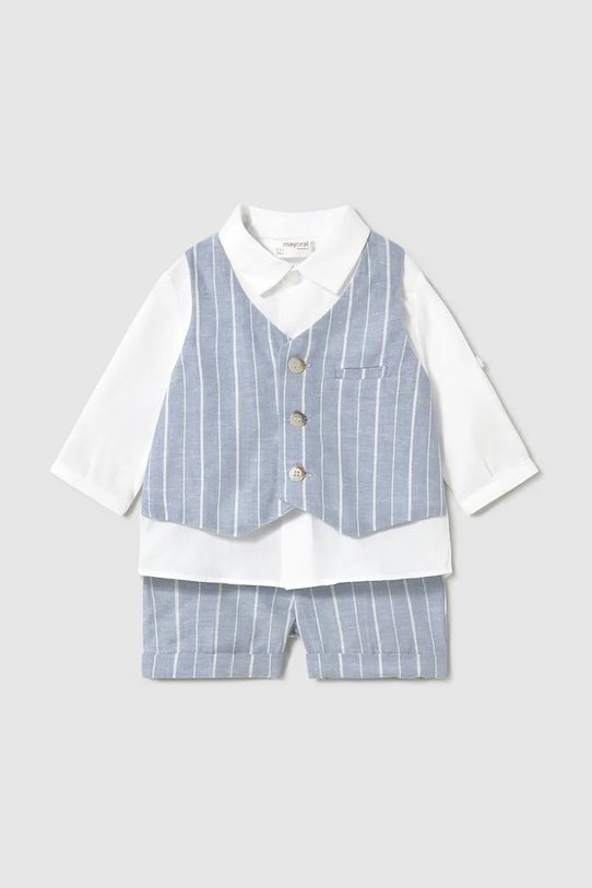 Mayoral Newborn komplet niemowlęcy dzianina niebieski 1212.1F.Newborn.PPYH