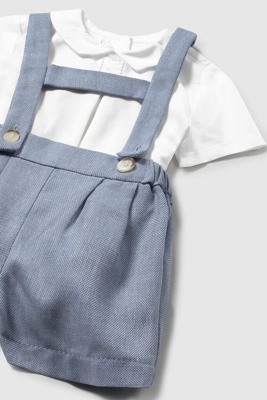 Chłopiec Mayoral Newborn komplet bawełniany niemowlęcy 1213.1J.Newborn.PPYH niebieski