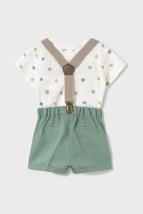 Otroški bombažni komplet Mayoral Newborn 1215.1K.Newborn.PPYH zelena SS25